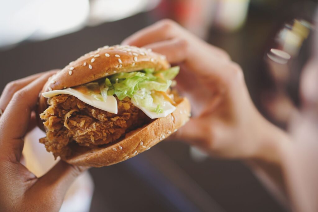 kurczak burger
