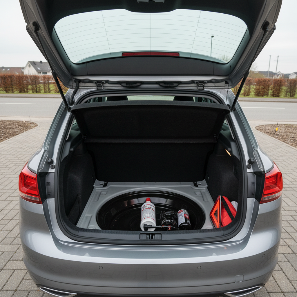 Koło zapasowe w samochodzie: czy prawo już go nie wymaga?